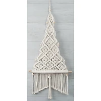 Solid Oak Make-ramé™ Christmas Tree Macramé Hanging Kit