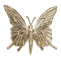 6" Gold Modern Metal Butterfly Accents, 2ct.