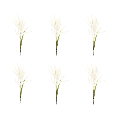 34" White Astilbe Stems, 6ct.