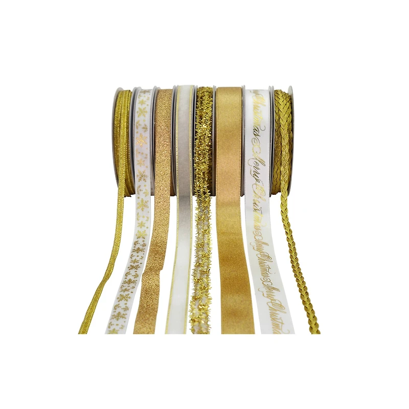 Gold Christmas Value Pack Ribbon by Celebrate It®