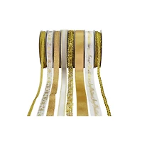 Gold Christmas Value Pack Ribbon by Celebrate It®