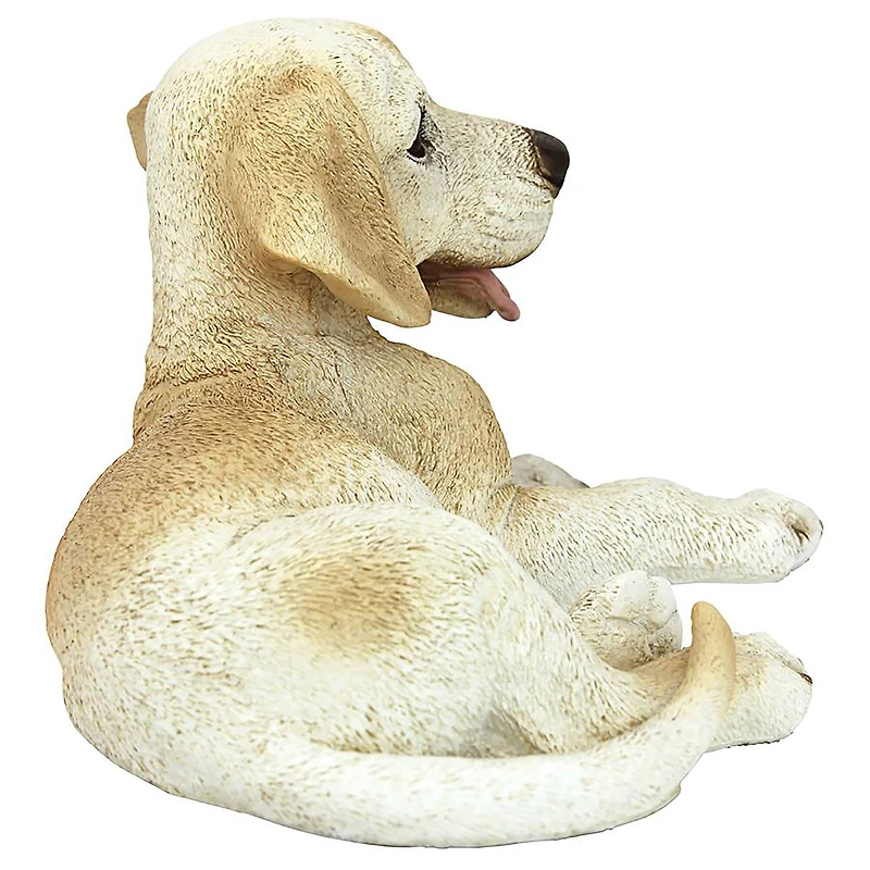 Design Toscano 10" Yellow Labrador Puppy Dog Statue