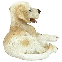 Design Toscano 10" Yellow Labrador Puppy Dog Statue