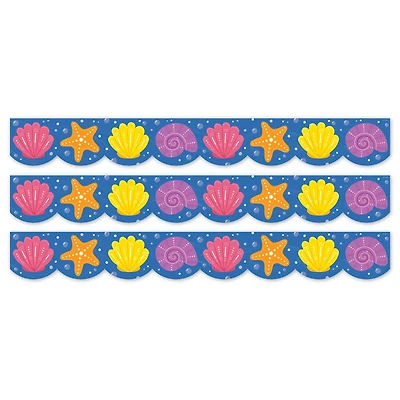 Creative Teaching Press® Sea Friends Seashells EZ Border, 48ft. Per Pack, 3 packs