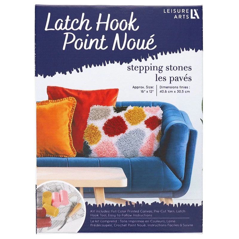 Leisure Arts® Stepping Stones Latch Hook Kit