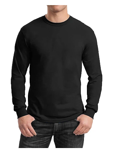 Galaxy by Harvic Long Sleeve Crew Neck Men's T-Shirt