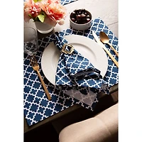 DII® Nautical Blue Lattice Placemat Set, 6ct.