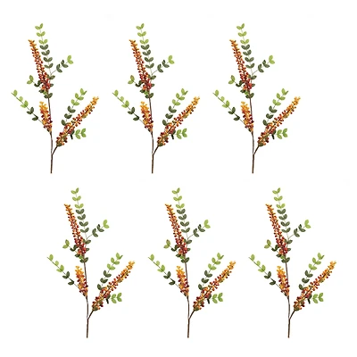 32" Orange Berry Foliage Sprays, 6ct.