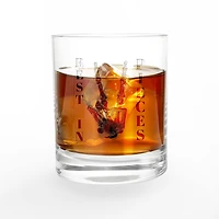 Rest in Pieces Peace Sign 11oz. Whiskey Glass