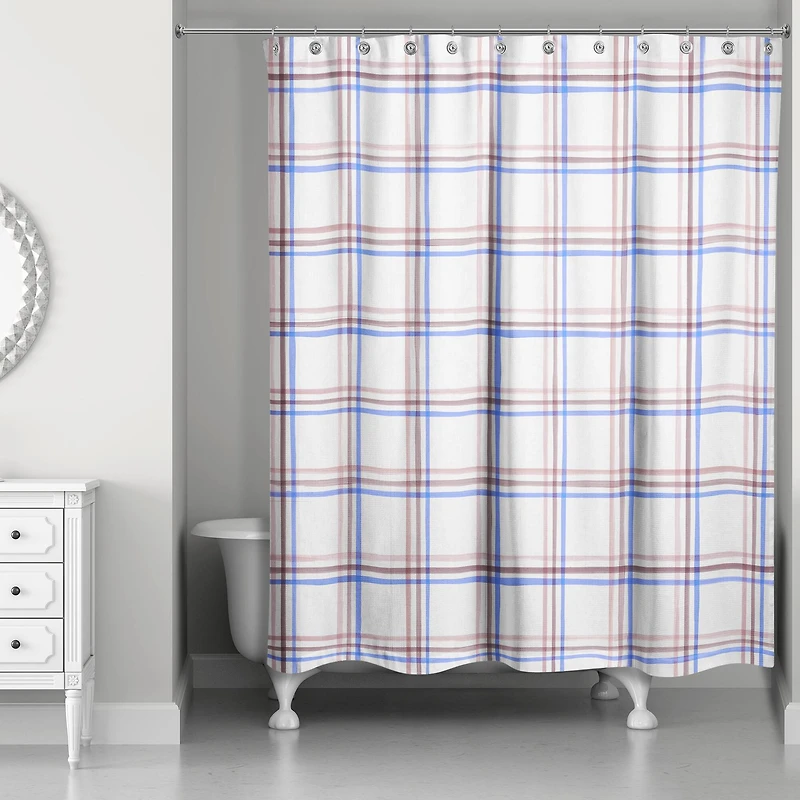Plaid Shower Curtain