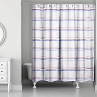 Plaid Shower Curtain