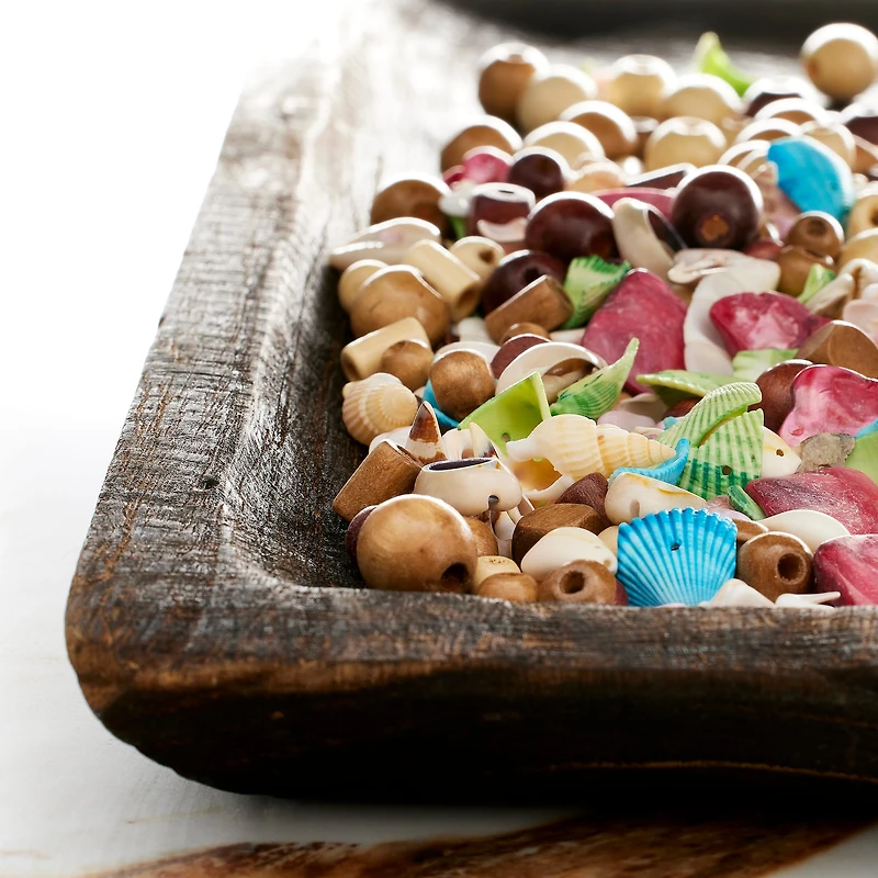 12 Pack: Assorted Shell and Wood Bead Mix by Bead Landing™