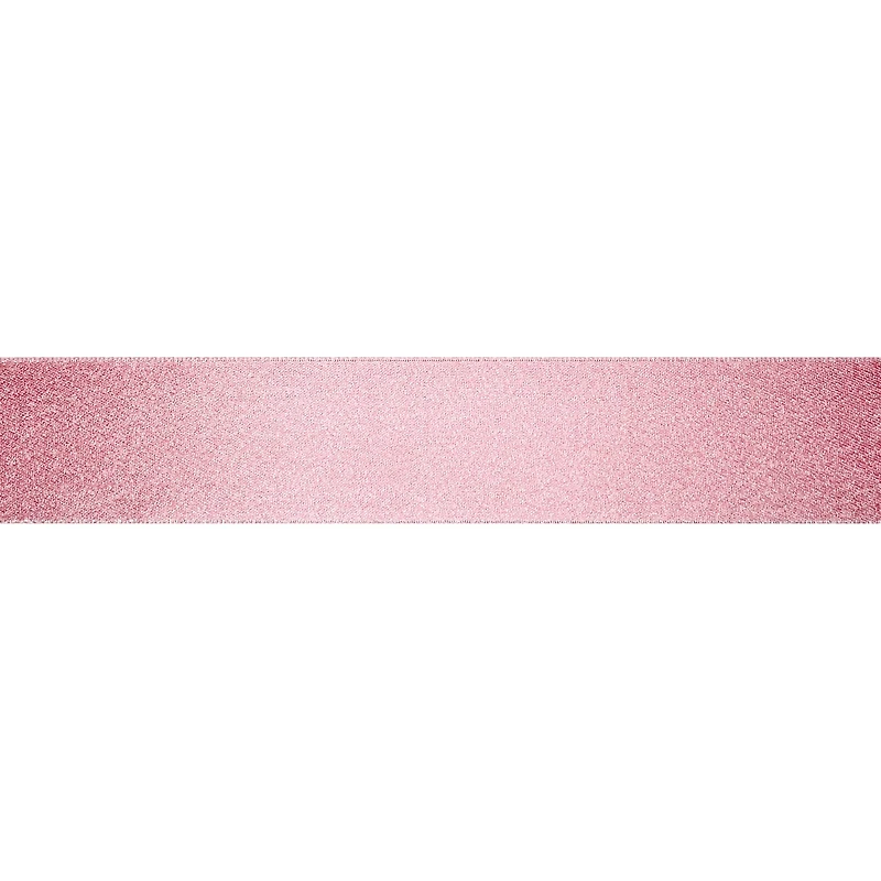1.5" x 3yd. Rose Shimmer Wired Satin Ribbon by Celebrate It®