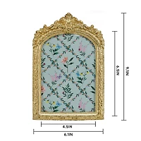 Just Jane 5" x 7" Gold Arch Frame by Studio Décor®