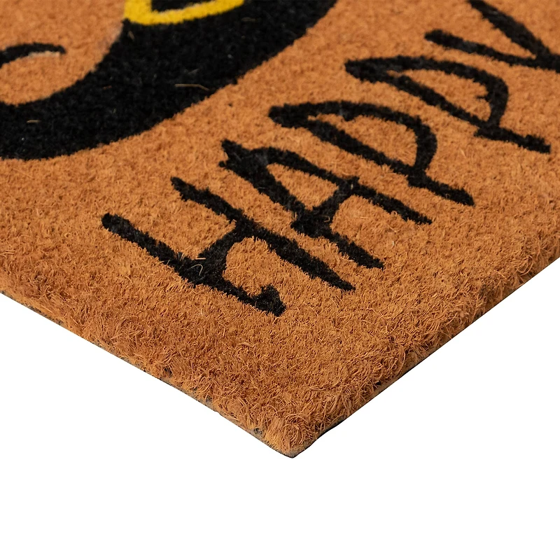 Wicked Witch Shoes "Happy Halloween" Coir Doormat, 18" x 30"