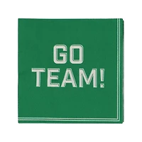 24 Packs: 20 ct. (480 total) Green Go Team Paper Beverage Napkins by Celebrate It™