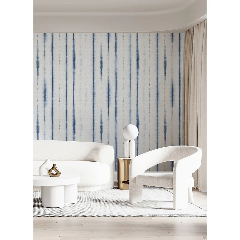 Katie Hunt Denim Blue Hello Shibori Wall Mural