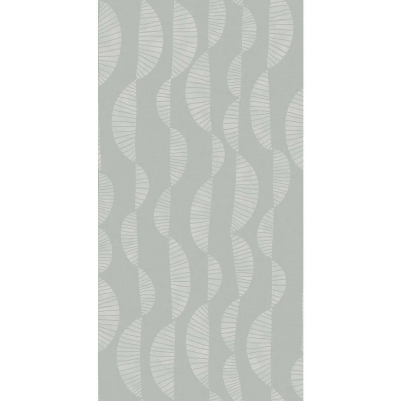 RoomMates Gray Seychelles Wave Peel & Stick Wallpaper