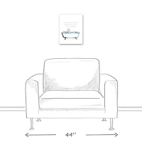 Bathtub Escape 11" x 14" Canvas Wall Art