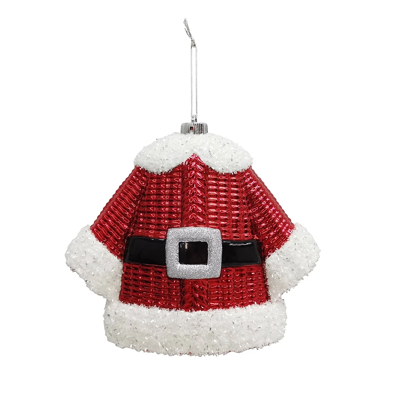 10" Jumbo Santa Suit Shatterproof Ornament by Ashland®