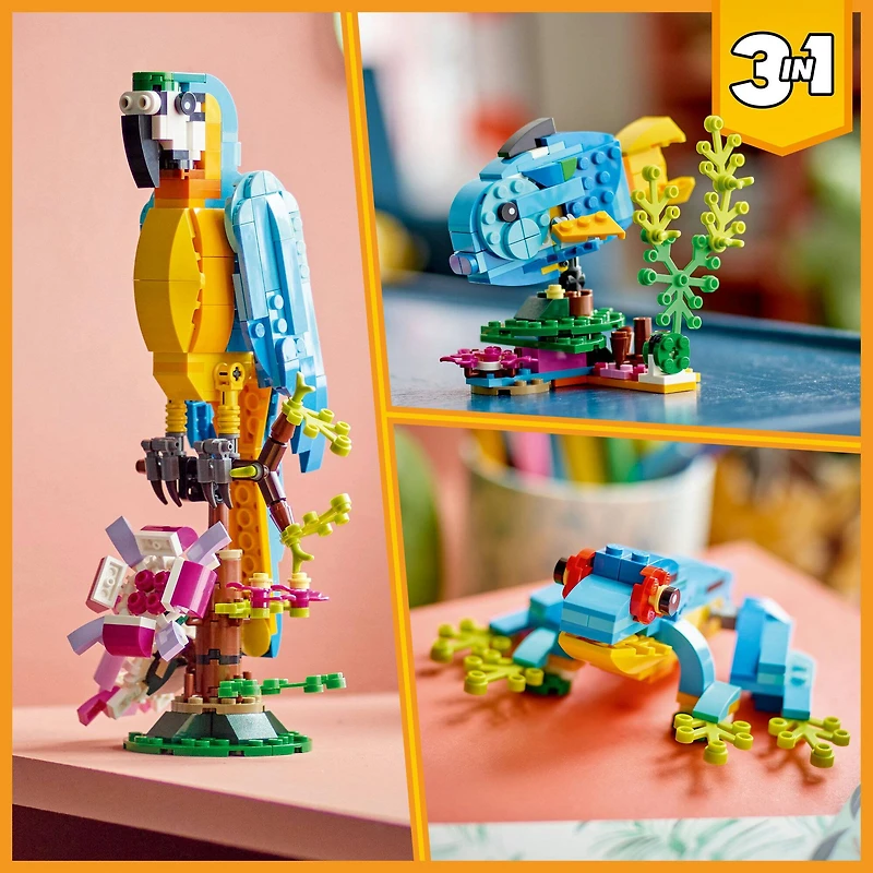 LEGO® Creator Exotic Parrot 31136 Building Toy Set (253 Pieces)
