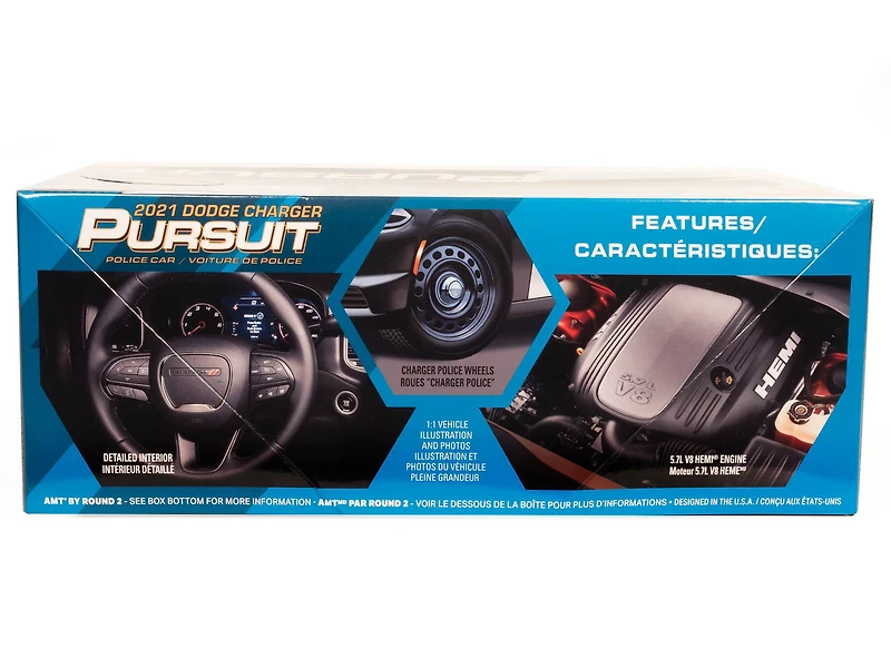 AMT® 2021 Dodge Charger Police Pursuit 1:25 Scale Model Kit