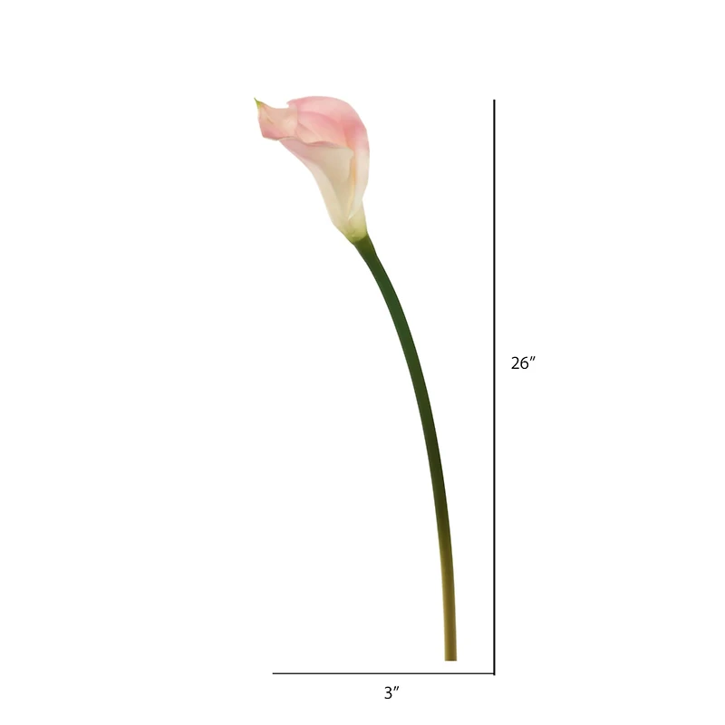 Pink Calla Lily Stem, 6ct.