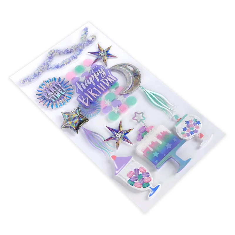 Holographic Birthday Dimensional Stickers by Recollections™