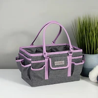 Everything Mary Purple Heather Deluxe Store & Tote Craft Organizer