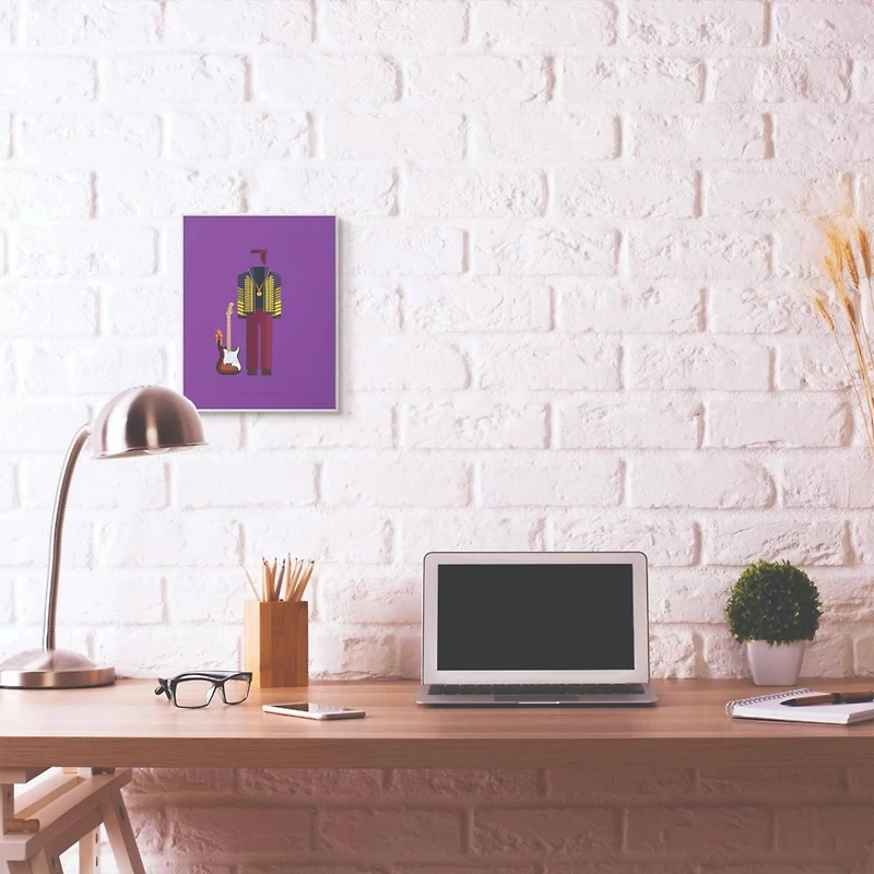 Stupell Industries Jimi Hendrix Fashion Design Wall Art