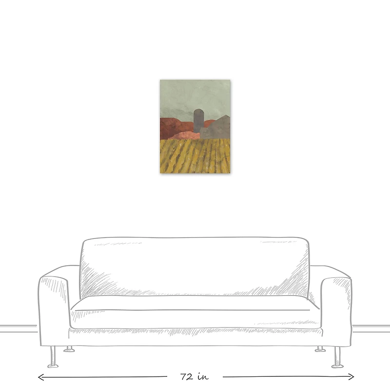 Boho Farm 18" x 24" Canvas Wall Art