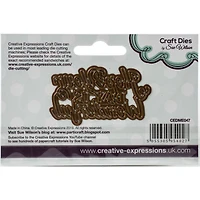 Creative Expressions Mini Expressions Hope Your Day Wonderful Craft Die