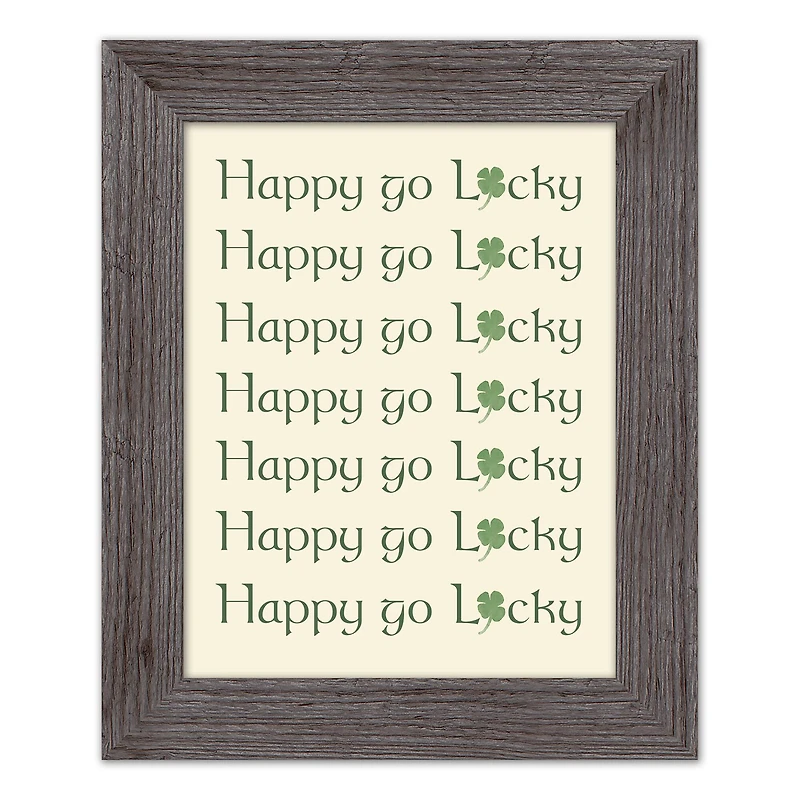 Happy Go Lucky Framed Print