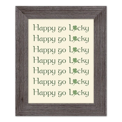 Happy Go Lucky Framed Print