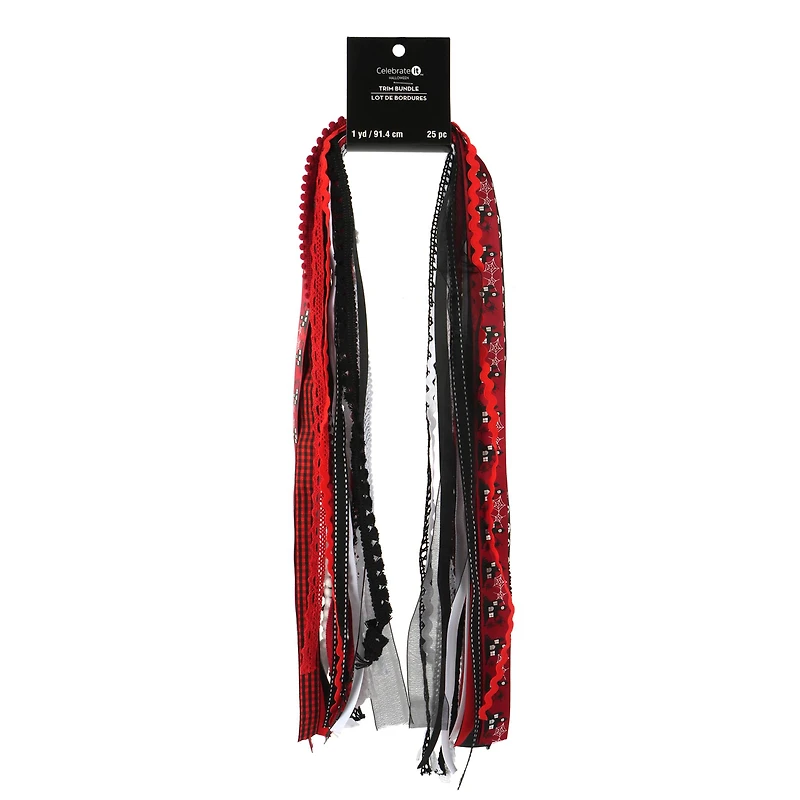 Red, Black & White Trim Bundle by Celebrate It™