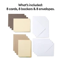 Cricut Joy™ Cutaway Cards, Neutrals Sampler
