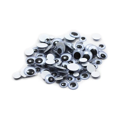 Charles Leonard Peel'n Stick Wiggle Eyes, 12 Packs of 100