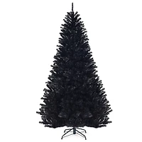 7.5ft. Unlit Black Artificial Christmas Tree