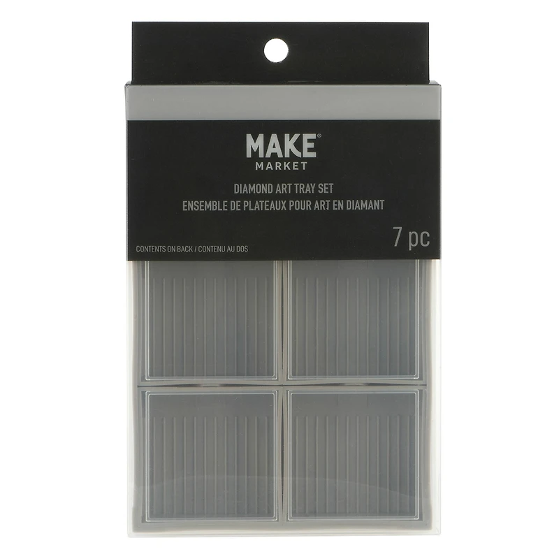 Gray Diamond Art Tray Set by Make Market®