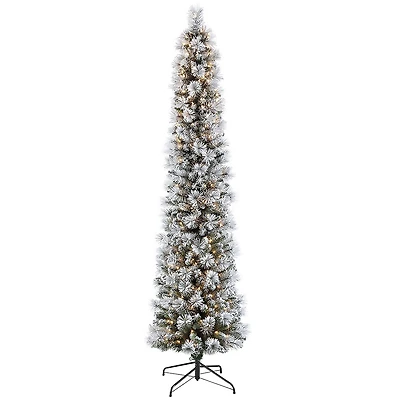9ft. Pre-Lit Portland Pine Artificial Christmas Tree, Clear Lights