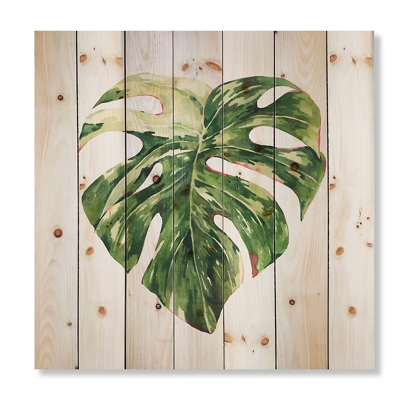 Designart - Tropical Green Leaves In Summer Times III