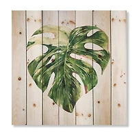 Designart - Tropical Green Leaves In Summer Times III