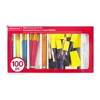 Multi-Purpose 100 Piece Brush Set by Craft Smart®