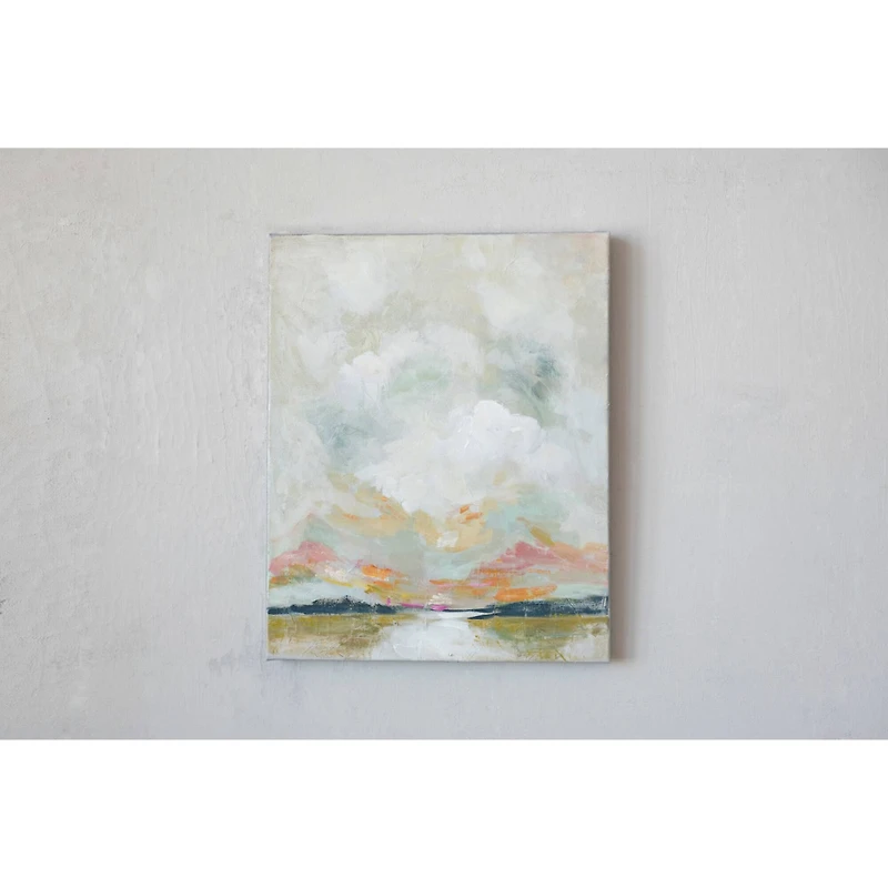 Hello Honey® Hand-Painted Landscape Canvas Wall Décor