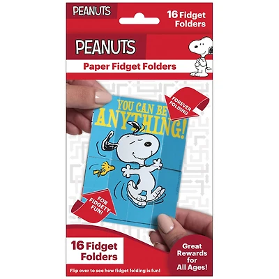 Eureka® Peanuts® Fidget Folders, 6 Packs of 16