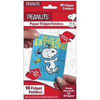 Eureka® Peanuts® Fidget Folders, 6 Packs of 16