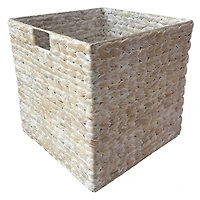 Large Whitewashed Cube Basket by Ashland®