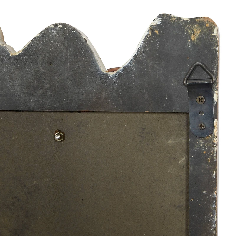 32" White Rustic Wood Wall Decor, 2ct.