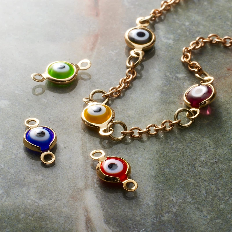 12mm Gold Eye Connectors, 6ct. by Bead Landing™