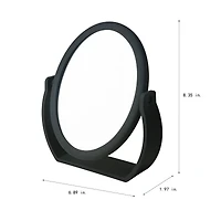 Home Details Swivel 10X Magnification Rubberized Vanity Mirror